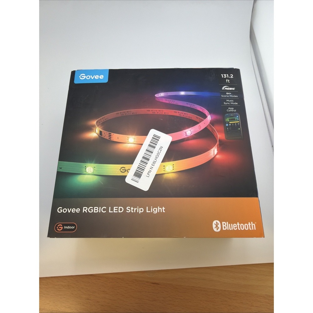 Govee 131.2Ft RGBIC LED Strip Lights, LED Lights for Bedroom, APP Control | DIY